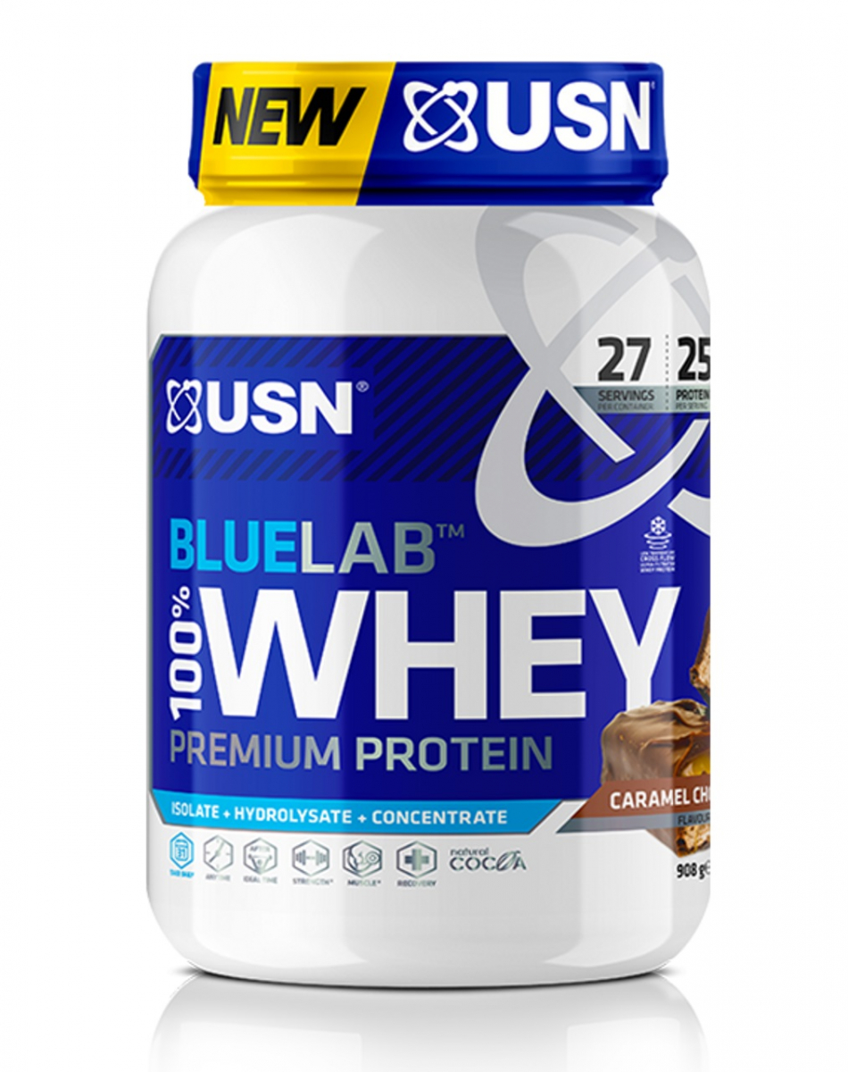 картинка USN Blue Lab Whey Protein, 908 г от интернет-магазин спортивного питания ВИТАМИНПРО.РФ