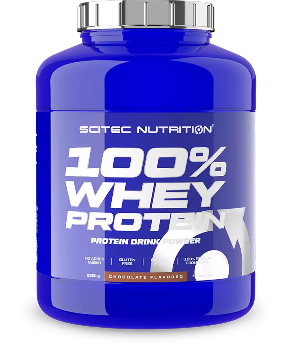 картинка Scitec Nutrition 100% Whey Protein, 2350 г от интернет-магазин спортивного питания ВИТАМИНПРО.РФ