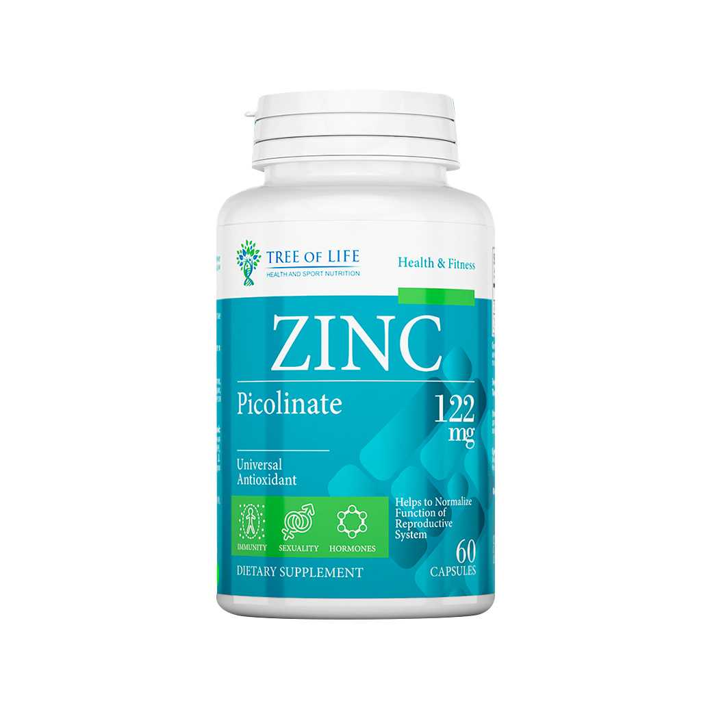 картинка Tree Of Life Zinc Picolinate, 60 капс от интернет-магазин спортивного питания ВИТАМИНПРО.РФ