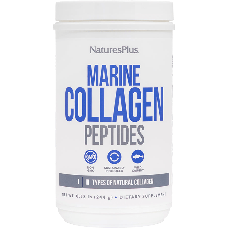 картинка Nature's Plus Marine Collagen Powder, 244 г от интернет-магазин спортивного питания ВИТАМИНПРО.РФ