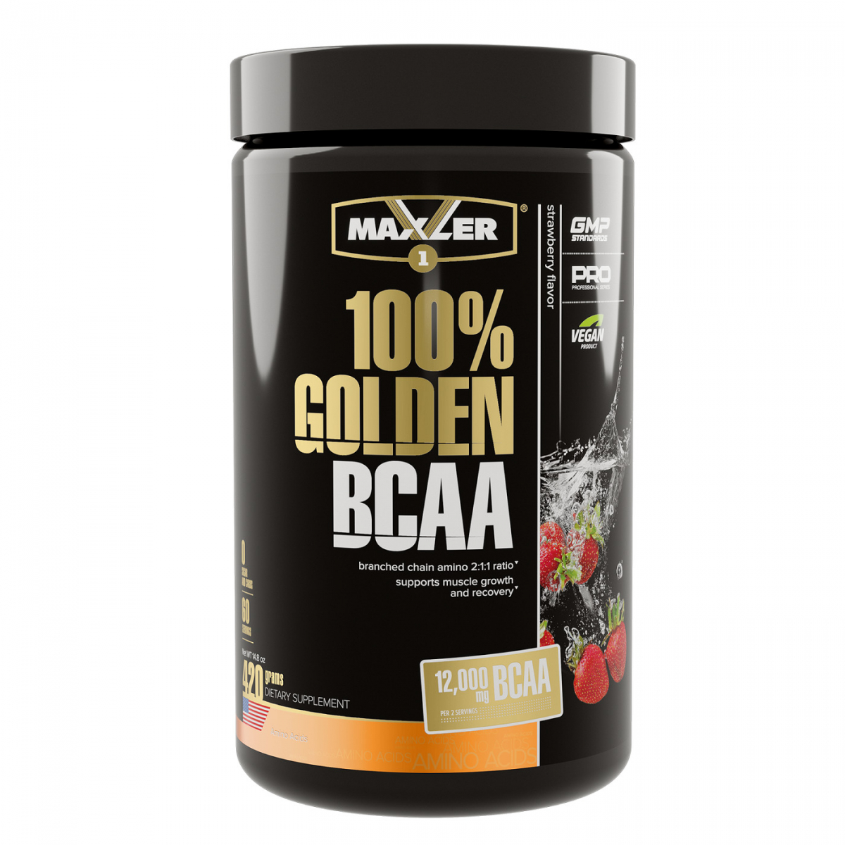 картинка Maxler 100% Golden BCAA, 420 г от интернет-магазин спортивного питания ВИТАМИНПРО.РФ