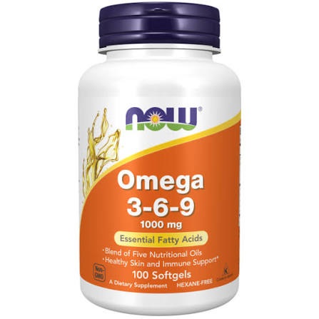 NOW Omega 3-6-9, 100 капс