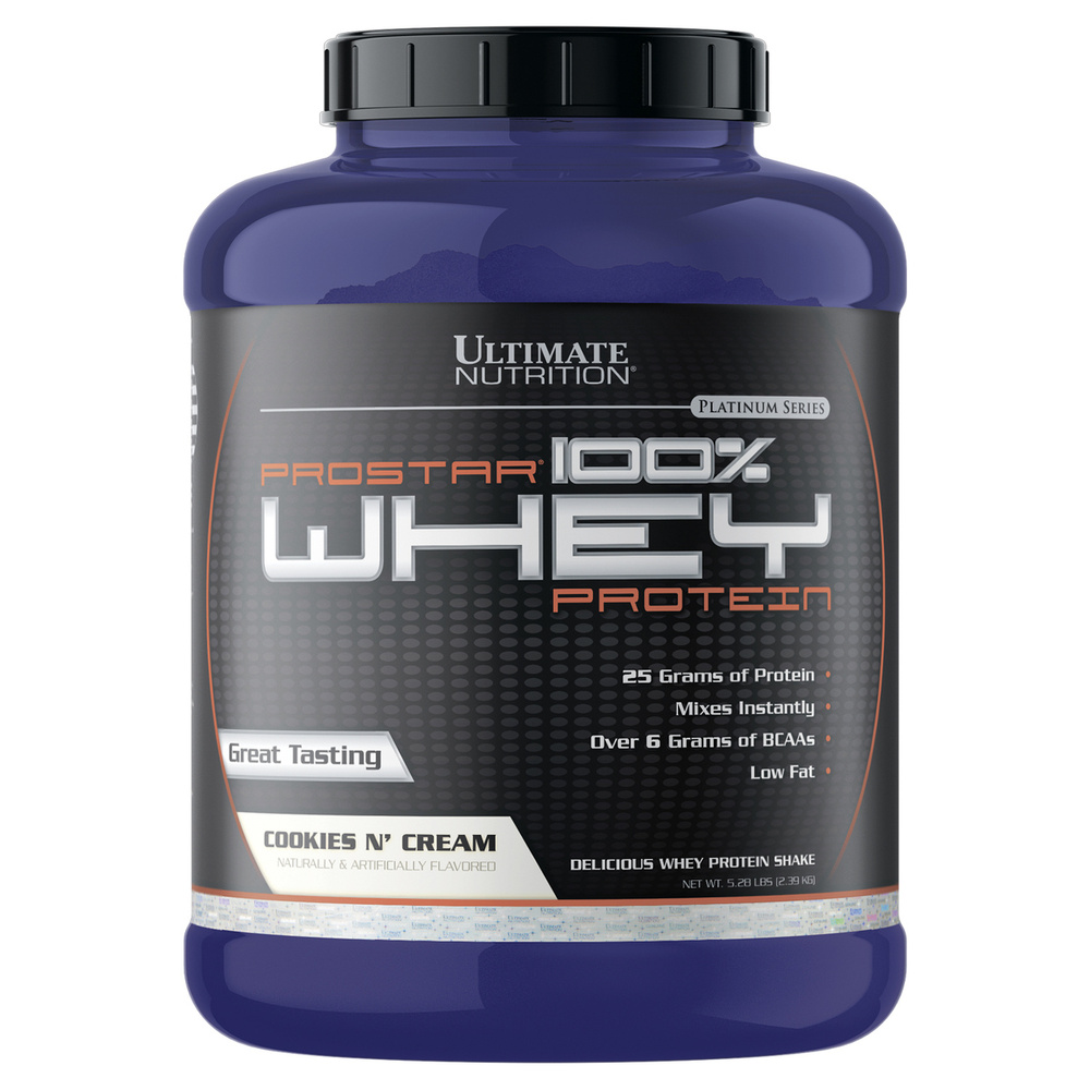 картинка Ultimate Nutrition Prostar 100% Whey Protein, 2390 г от интернет-магазин спортивного питания ВИТАМИНПРО.РФ