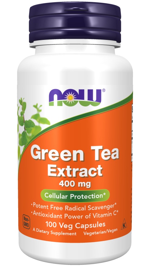 картинка NOW Extract Green Tea 500 мг, 100 капс от интернет-магазин спортивного питания ВИТАМИНПРО.РФ
