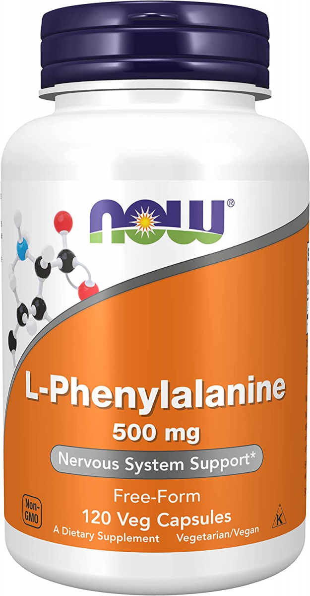 картинка NOW L-Phenylalanine 500 мг, 120 капс от интернет-магазин спортивного питания ВИТАМИНПРО.РФ