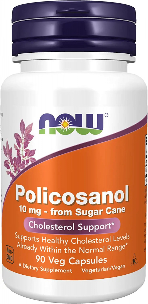 картинка NOW Policosanol 10 мг, 90 капс от интернет-магазин спортивного питания ВИТАМИНПРО.РФ