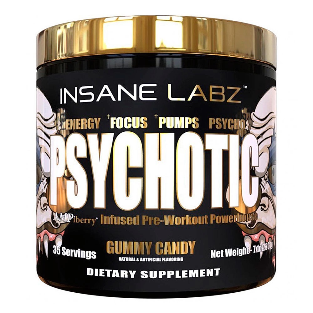 картинка Insane Labz Psychotic Gold, 200 г от интернет-магазин спортивного питания ВИТАМИНПРО.РФ