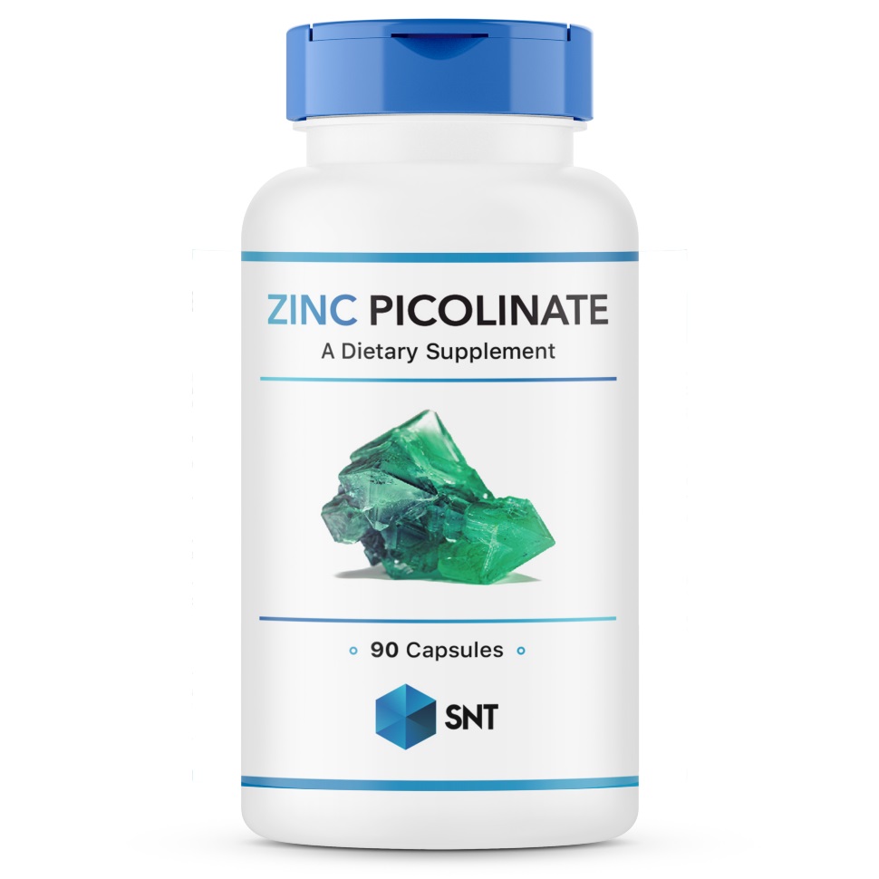 картинка SNT Zinc Picolinate, 90 капс от интернет-магазин спортивного питания ВИТАМИНПРО.РФ