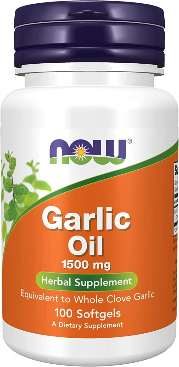 картинка NOW Garlic Oil 1500 мг, 100 капс от интернет-магазин спортивного питания ВИТАМИНПРО.РФ