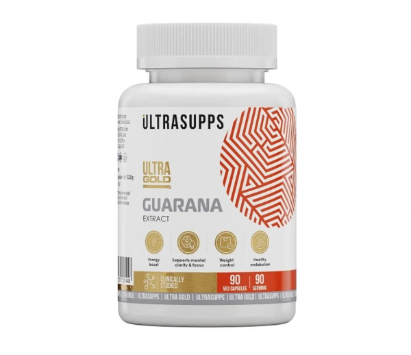 UltraSupps Ultra Gold Guarana, 90 капс