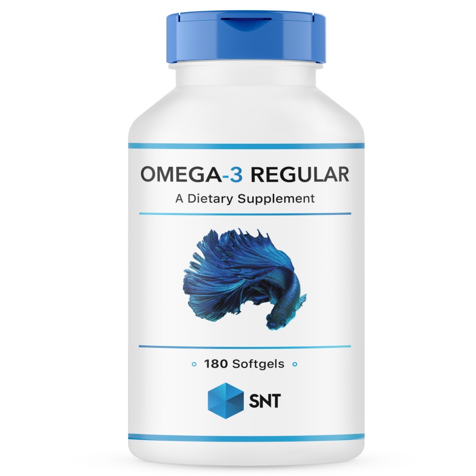 картинка SNT Omega-3 Regular, 180 капс от интернет-магазин спортивного питания ВИТАМИНПРО.РФ