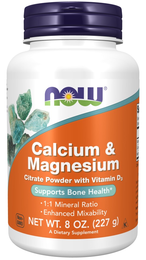 картинка NOW Calcium & Magnesium, 227 г от интернет-магазин спортивного питания ВИТАМИНПРО.РФ