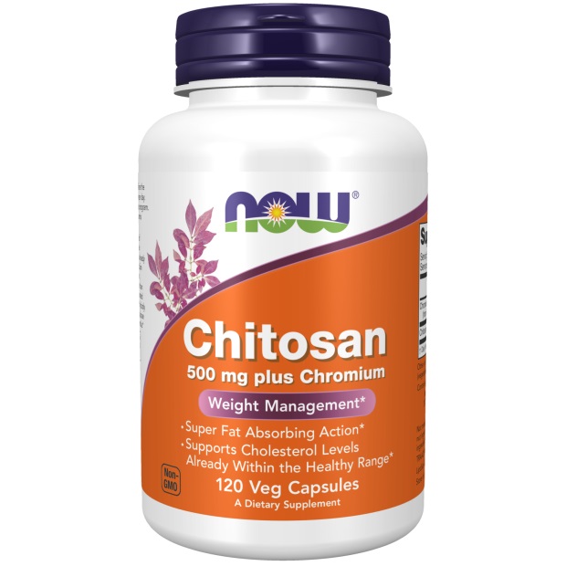 картинка NOW Chitosan 500 мг, 120 капс от интернет-магазин спортивного питания ВИТАМИНПРО.РФ