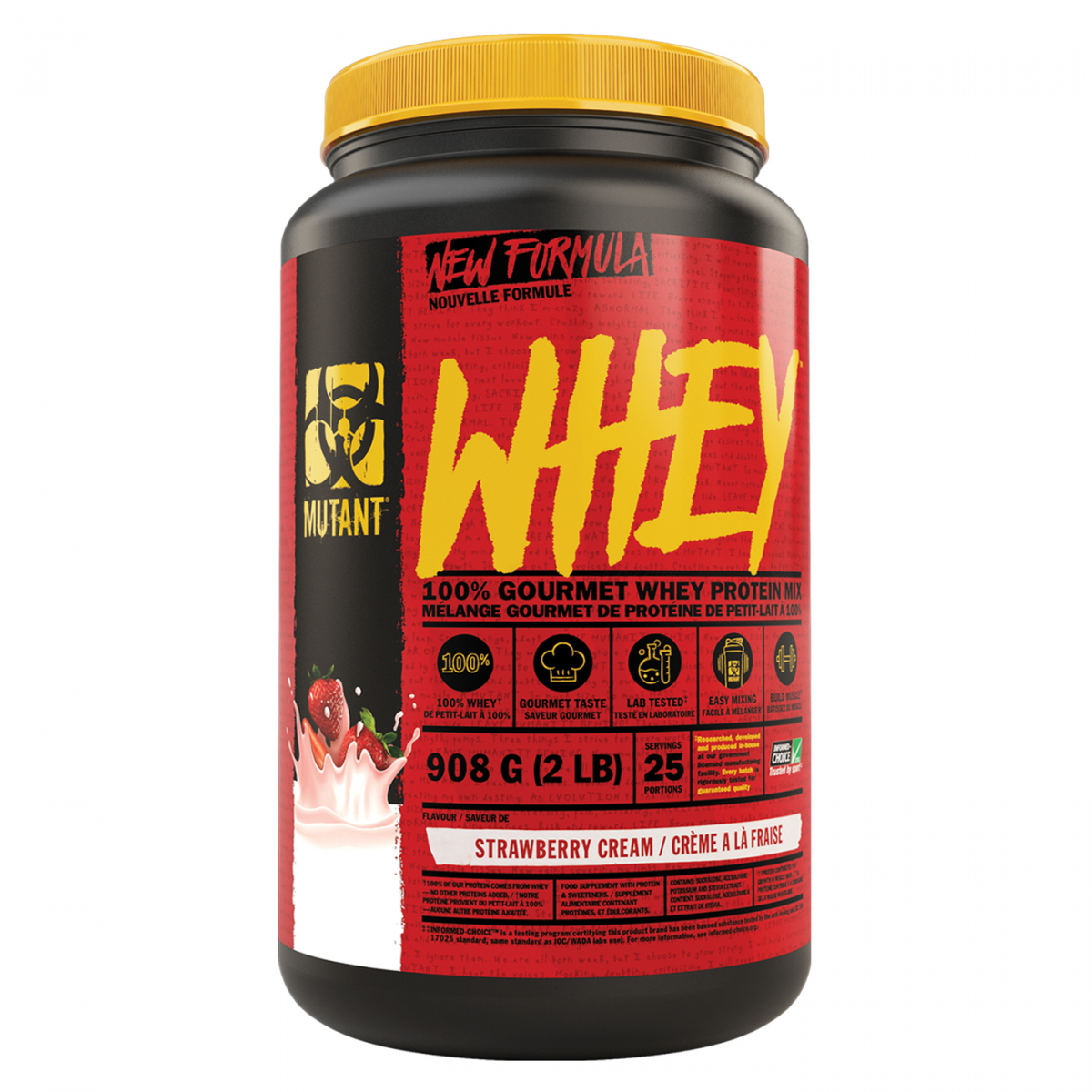картинка Mutant Whey, 908 г от интернет-магазин спортивного питания ВИТАМИНПРО.РФ