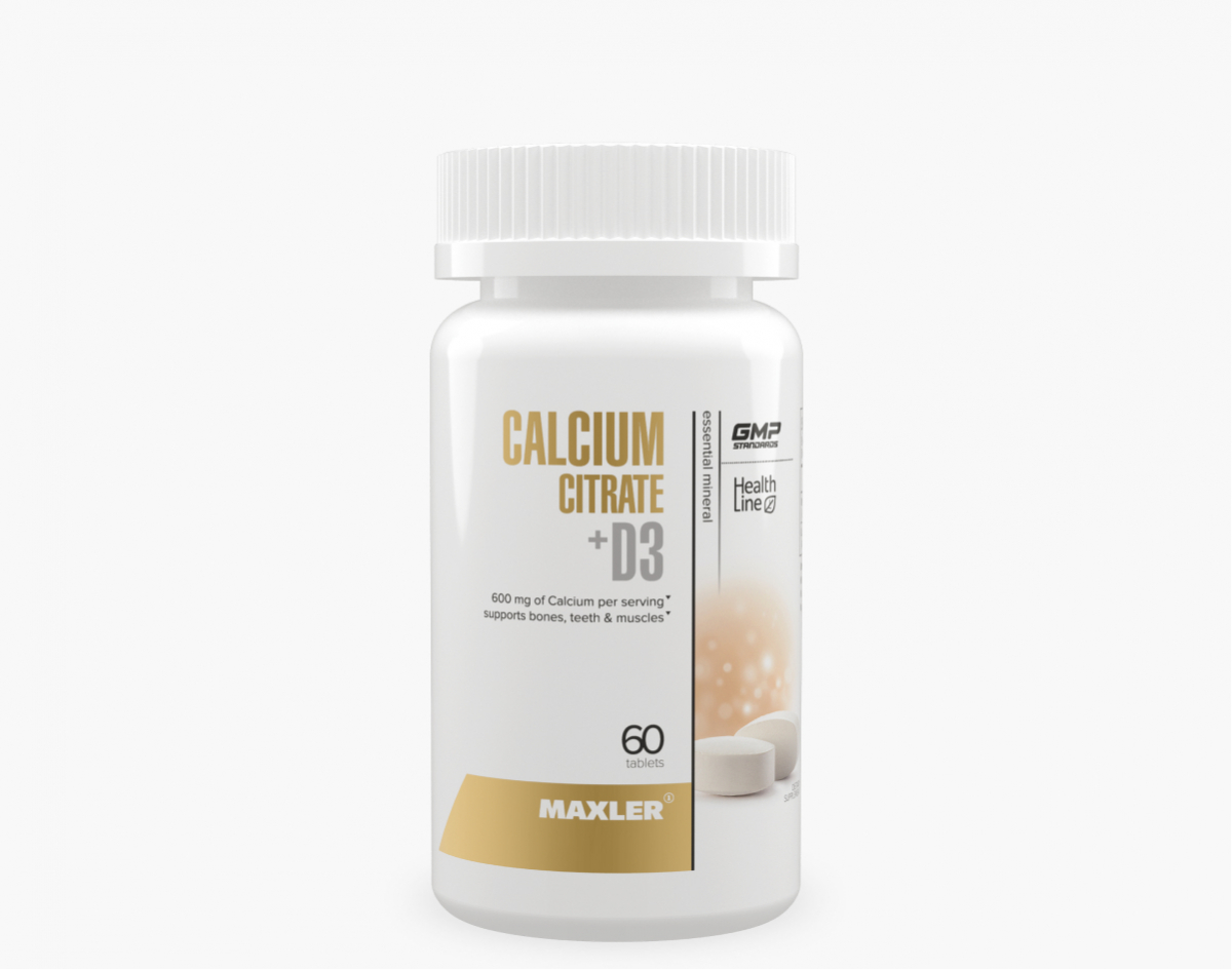картинка Maxler Calcium Citrate + D3, 60 таб от интернет-магазин спортивного питания ВИТАМИНПРО.РФ