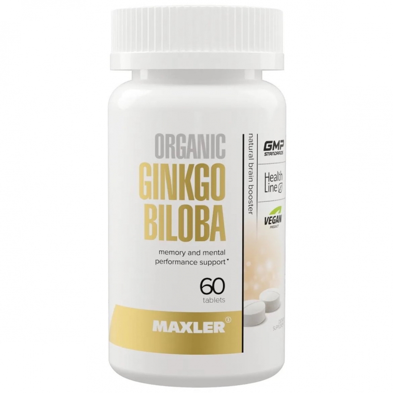 картинка Maxler Ginkgo Biloba, 60 таб от интернет-магазин спортивного питания ВИТАМИНПРО.РФ