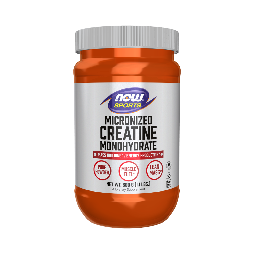 картинка NOW Creatine Monohydrate Micronized, 500 г от интернет-магазин спортивного питания ВИТАМИНПРО.РФ