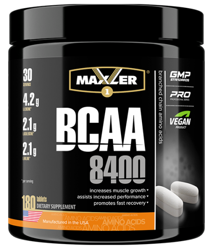 картинка Maxler BCAA 8400, 180 таб от интернет-магазин спортивного питания ВИТАМИНПРО.РФ