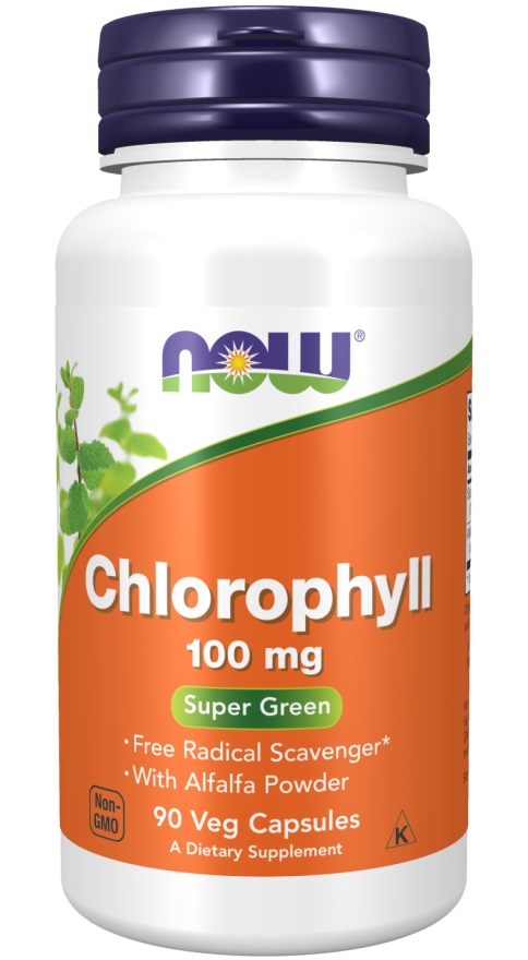 картинка NOW Chlorophyll 100 мг, 90 капс от интернет-магазин спортивного питания ВИТАМИНПРО.РФ