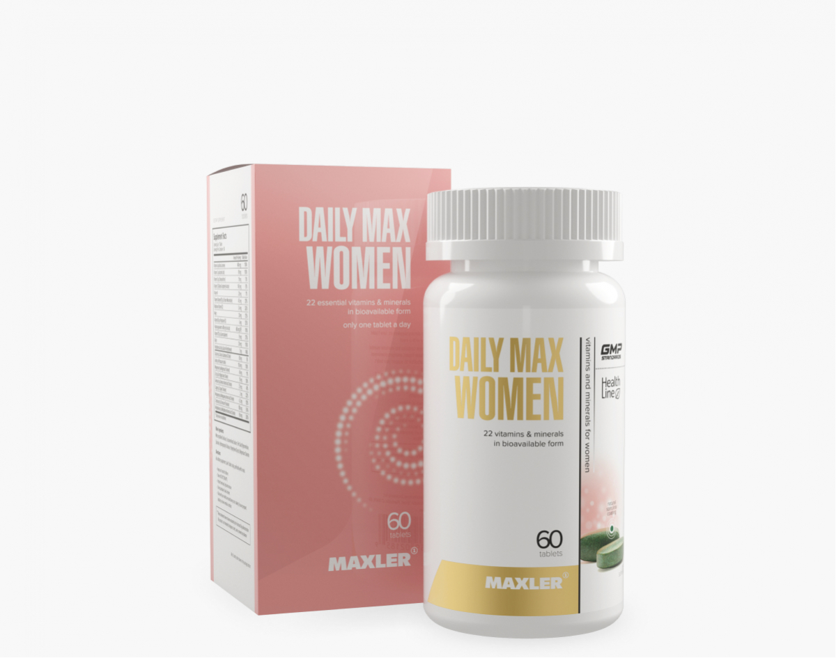 картинка Maxler Daily Max Women, 60 таб от интернет-магазин спортивного питания ВИТАМИНПРО.РФ
