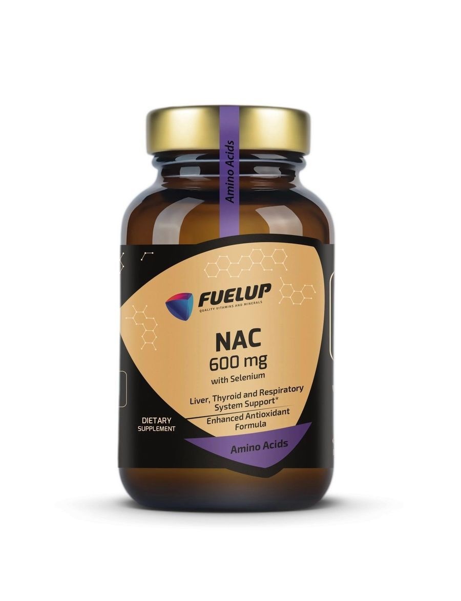картинка Fuel Up NAC 600 мг, 60 капс от интернет-магазин спортивного питания ВИТАМИНПРО.РФ