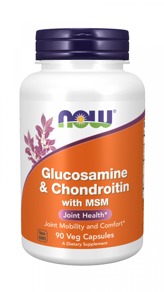 картинка NOW Glucosamine Chondroitin MSM, 90 капс от интернет-магазин спортивного питания ВИТАМИНПРО.РФ