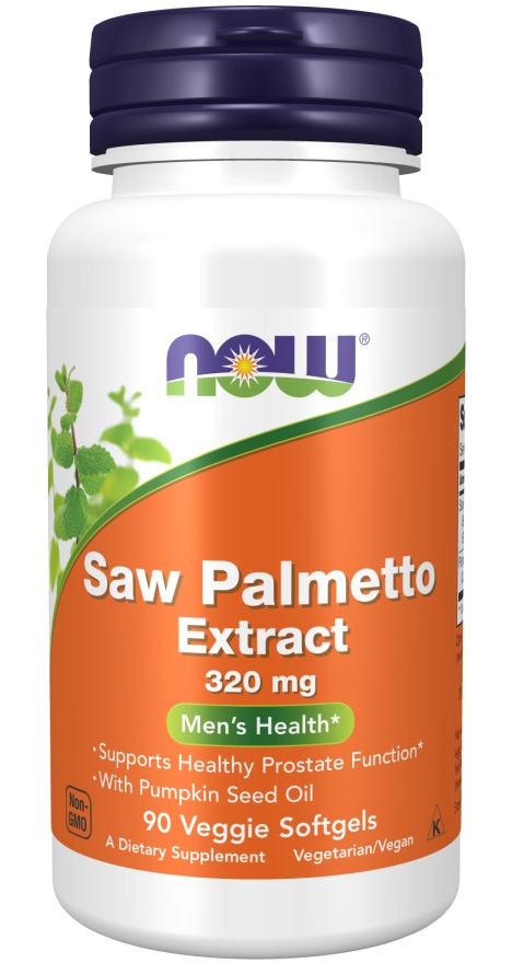 картинка NOW Saw Palmetto 320 мг, 90 капс от интернет-магазин спортивного питания ВИТАМИНПРО.РФ