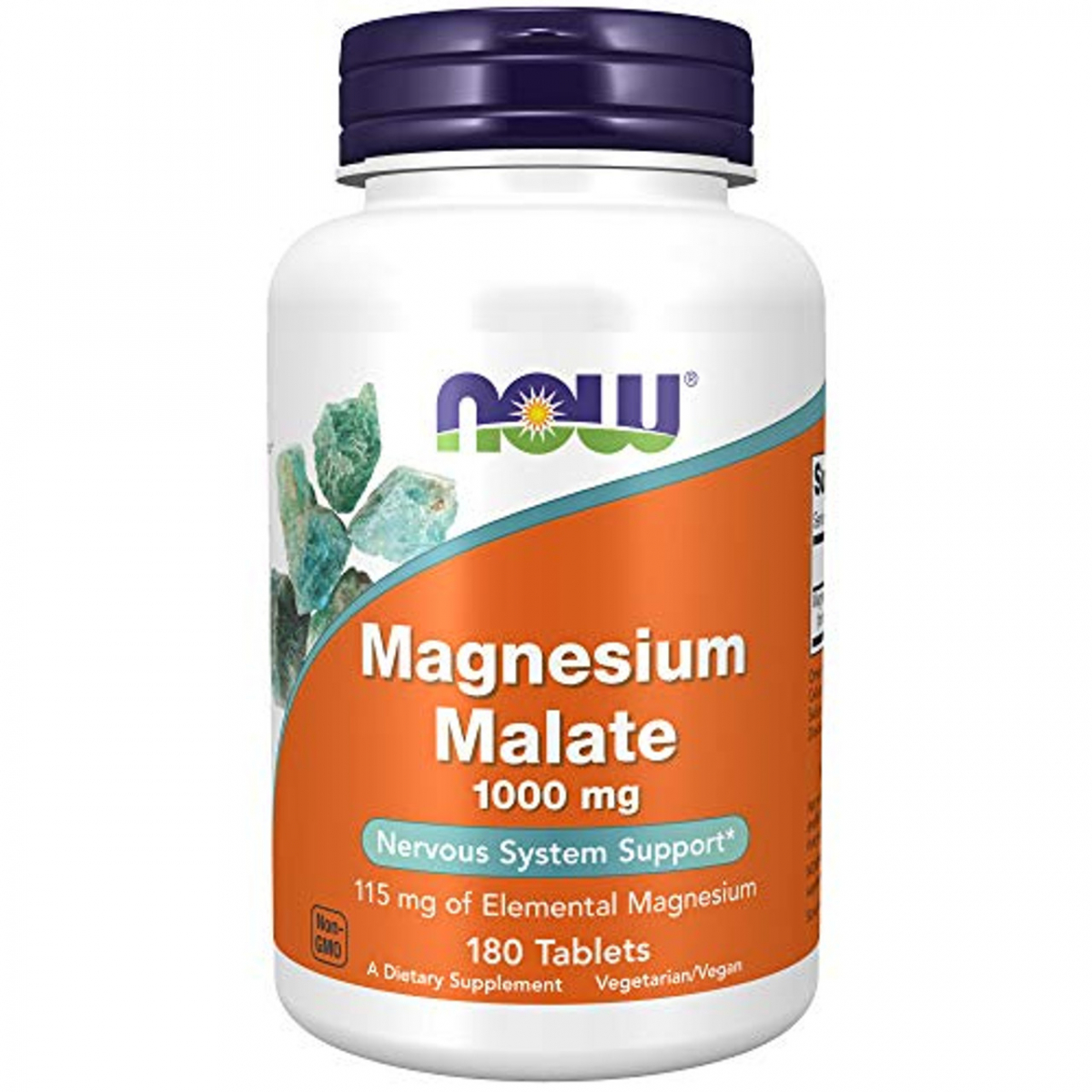 картинка NOW Magnesium Malate, 180 таб от интернет-магазин спортивного питания ВИТАМИНПРО.РФ