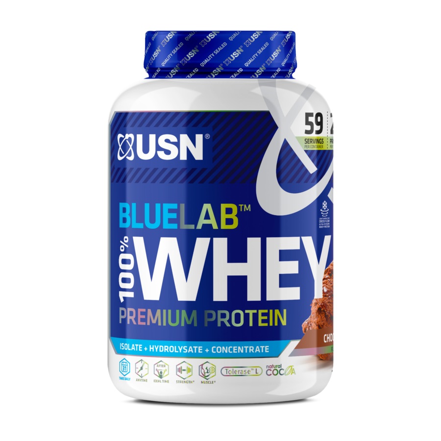 картинка USN Blue Lab Whey Protein, 2000 г от интернет-магазин спортивного питания ВИТАМИНПРО.РФ