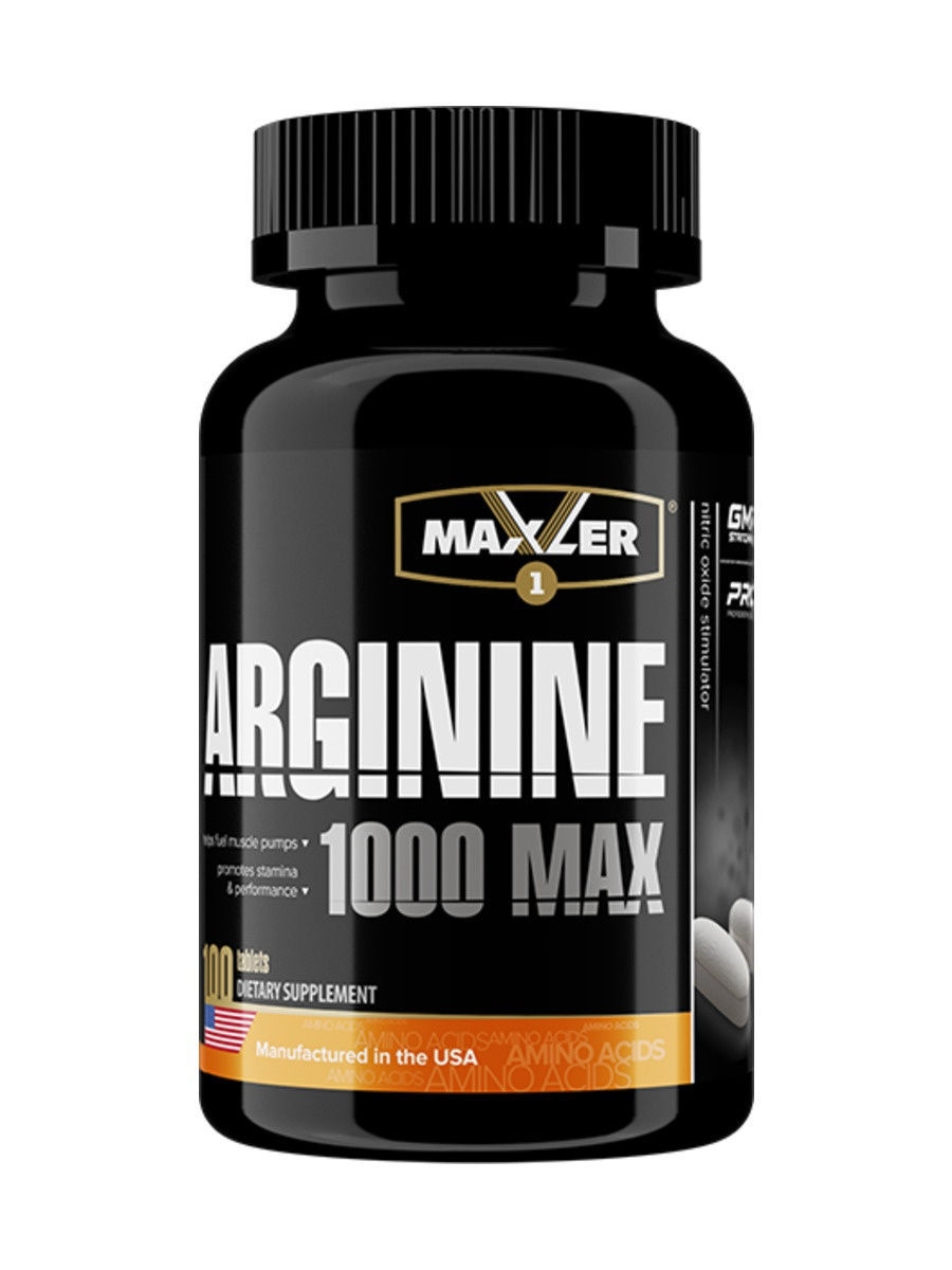 картинка Maxler Arginine 1000 Max, 100 таб от интернет-магазин спортивного питания ВИТАМИНПРО.РФ