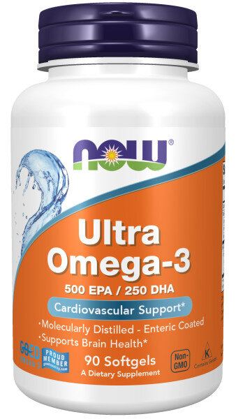 NOW Ultra Omega-3, 90 капс