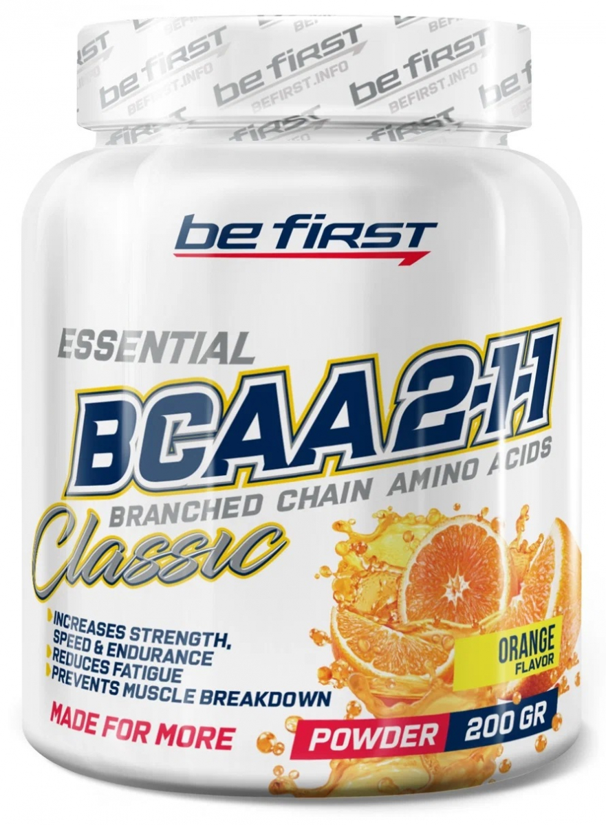картинка Be First BCAA 2:1:1, 200 г от интернет-магазин спортивного питания ВИТАМИНПРО.РФ