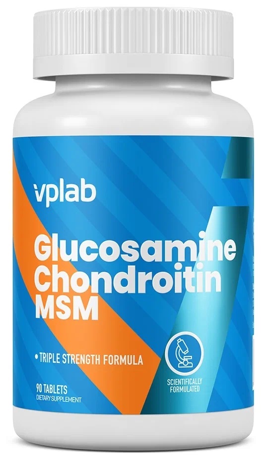 картинка VPLab Glucosamine Chondroitin MSM, 90 таб от интернет-магазин спортивного питания ВИТАМИНПРО.РФ