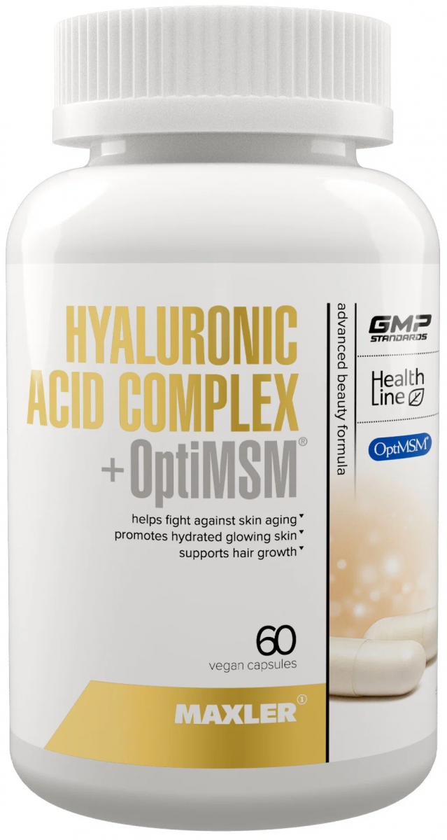 картинка Maxler Hyaluronic Acid + Opti MSM, 60 капс от интернет-магазин спортивного питания ВИТАМИНПРО.РФ