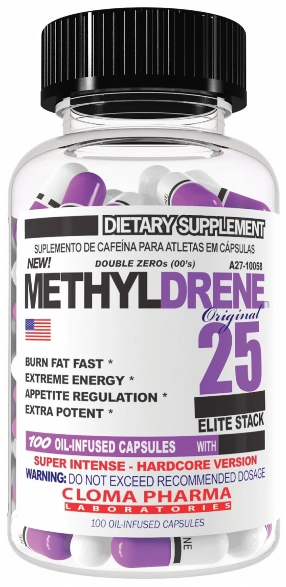 картинка Cloma Pharma Methyldrene 25 Elite, 100 капс от интернет-магазин спортивного питания ВИТАМИНПРО.РФ