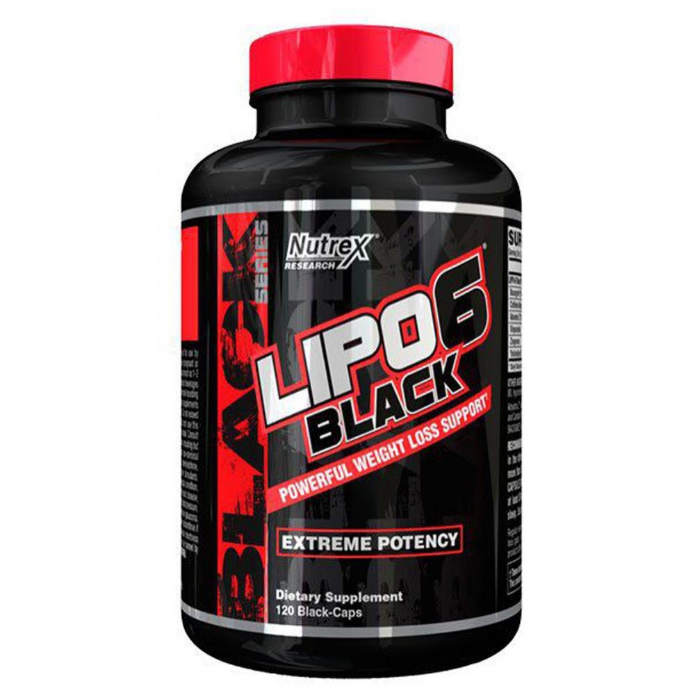 картинка Nutrex Lipo 6 Black, 120 капс от интернет-магазин спортивного питания ВИТАМИНПРО.РФ