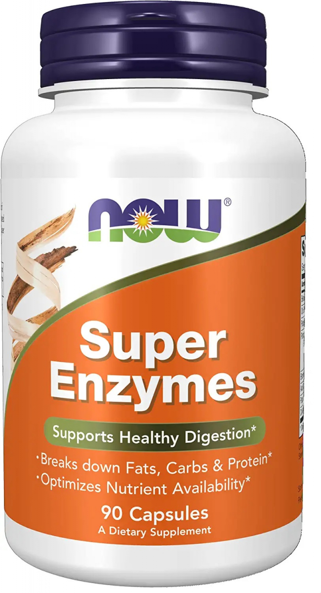 картинка NOW Super Enzymes, 90 капс от интернет-магазин спортивного питания ВИТАМИНПРО.РФ
