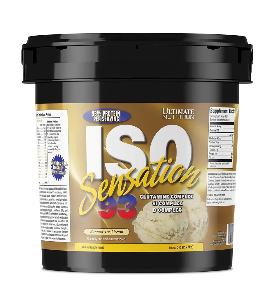 картинка Ultimate Nutrition Iso Sensation 93, 2270 г от интернет-магазин спортивного питания ВИТАМИНПРО.РФ