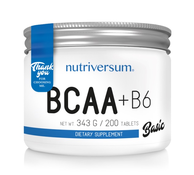 картинка Nutriversum BCAA + B-6, 200 таб от интернет-магазин спортивного питания ВИТАМИНПРО.РФ