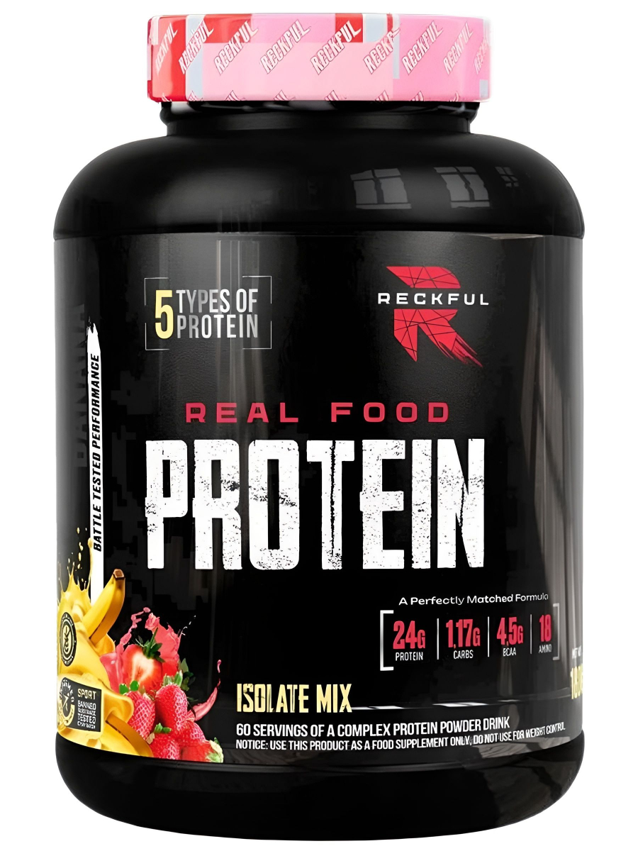 картинка RECKFUL Real Food Protein Isolate-mix, 1800 г от интернет-магазин спортивного питания ВИТАМИНПРО.РФ