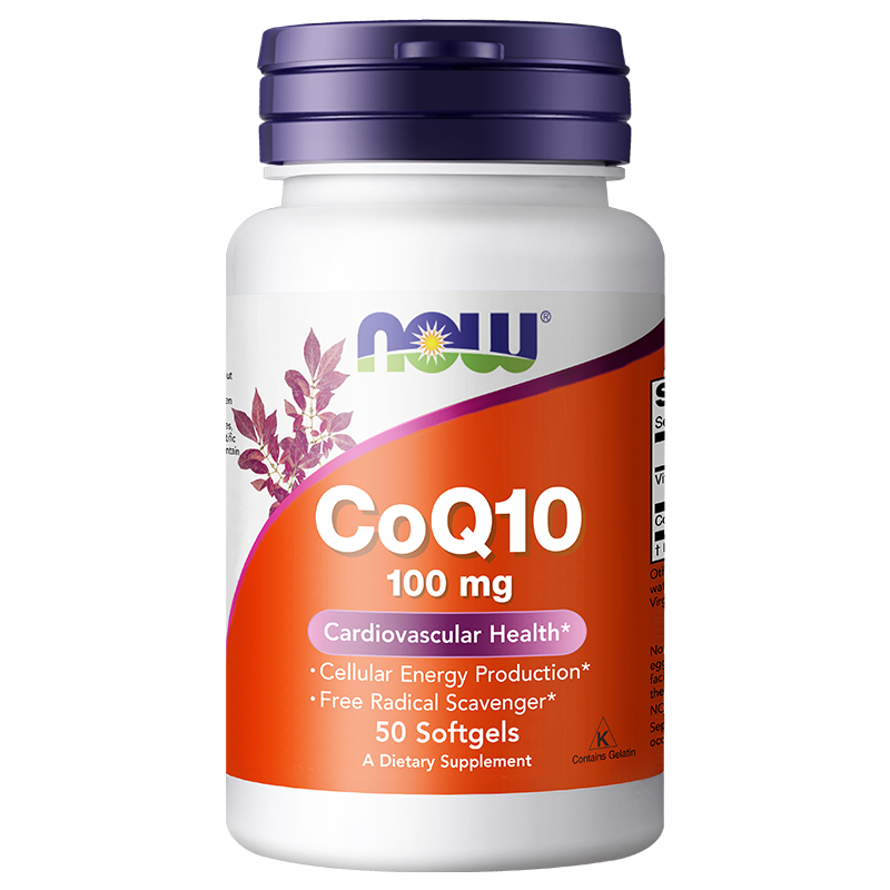 картинка NOW CoQ10 100 мг, 50 капс от интернет-магазин спортивного питания ВИТАМИНПРО.РФ