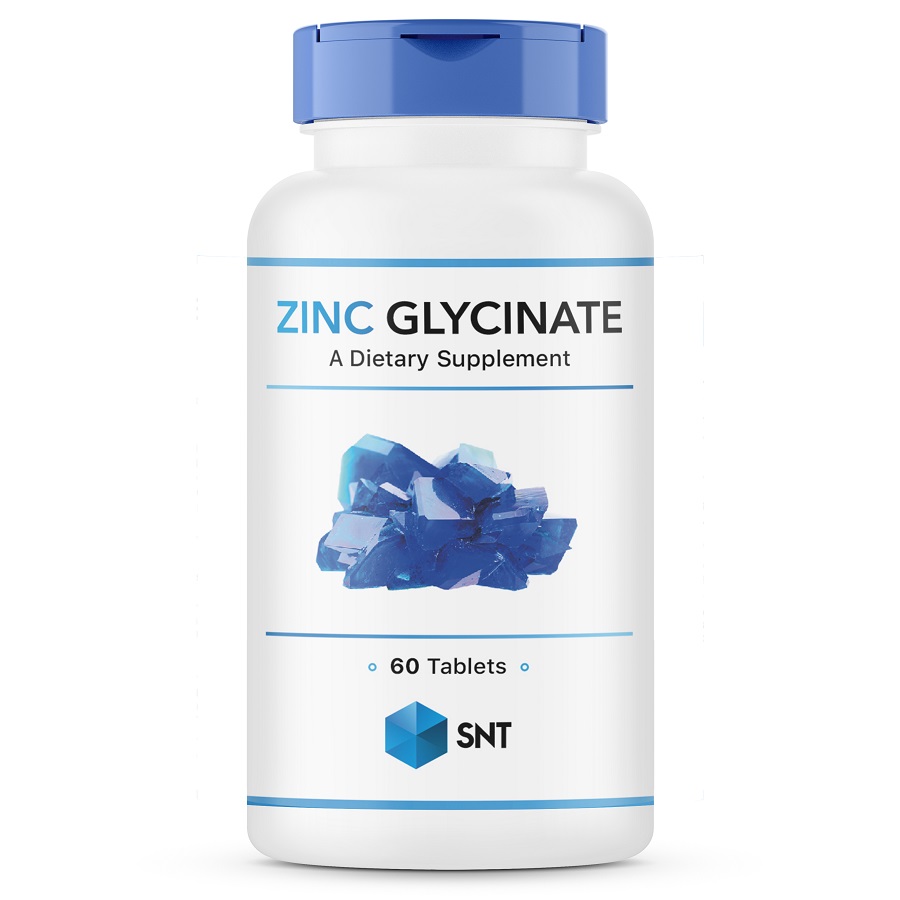 картинка SNT Zinc Glycinate 50 мг, 60 капс от интернет-магазин спортивного питания ВИТАМИНПРО.РФ