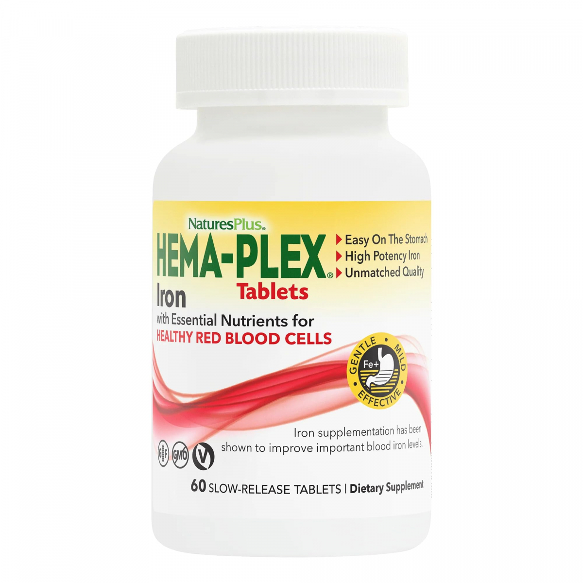 картинка Nature's Plus Hema-Plex, 60 таб от интернет-магазин спортивного питания ВИТАМИНПРО.РФ