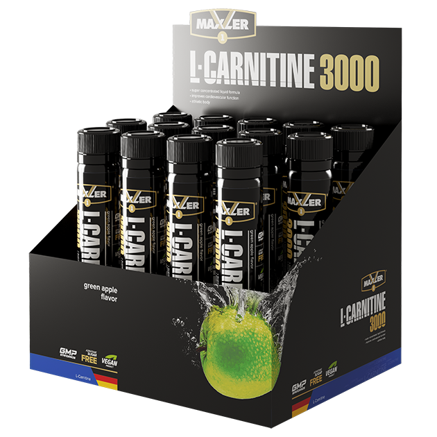 картинка Maxler L-Carnitine 3000, 14х25 мл от интернет-магазин спортивного питания ВИТАМИНПРО.РФ