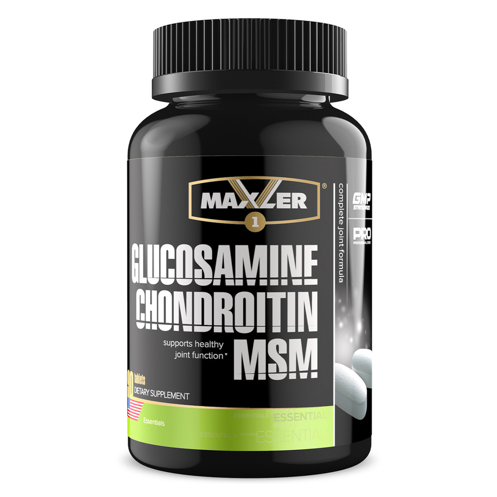 картинка Maxler Glucosamine Chondroitin MSM, 90 таб от интернет-магазин спортивного питания ВИТАМИНПРО.РФ