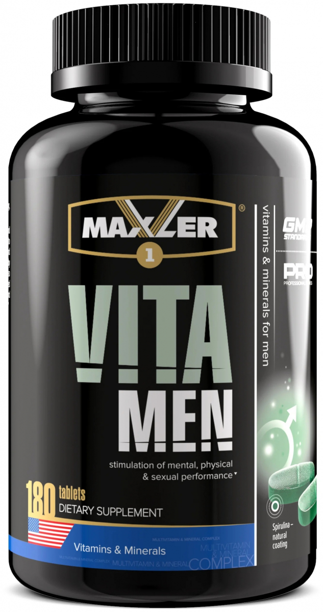 картинка Maxler VitaMen, 180 таб от интернет-магазин спортивного питания ВИТАМИНПРО.РФ