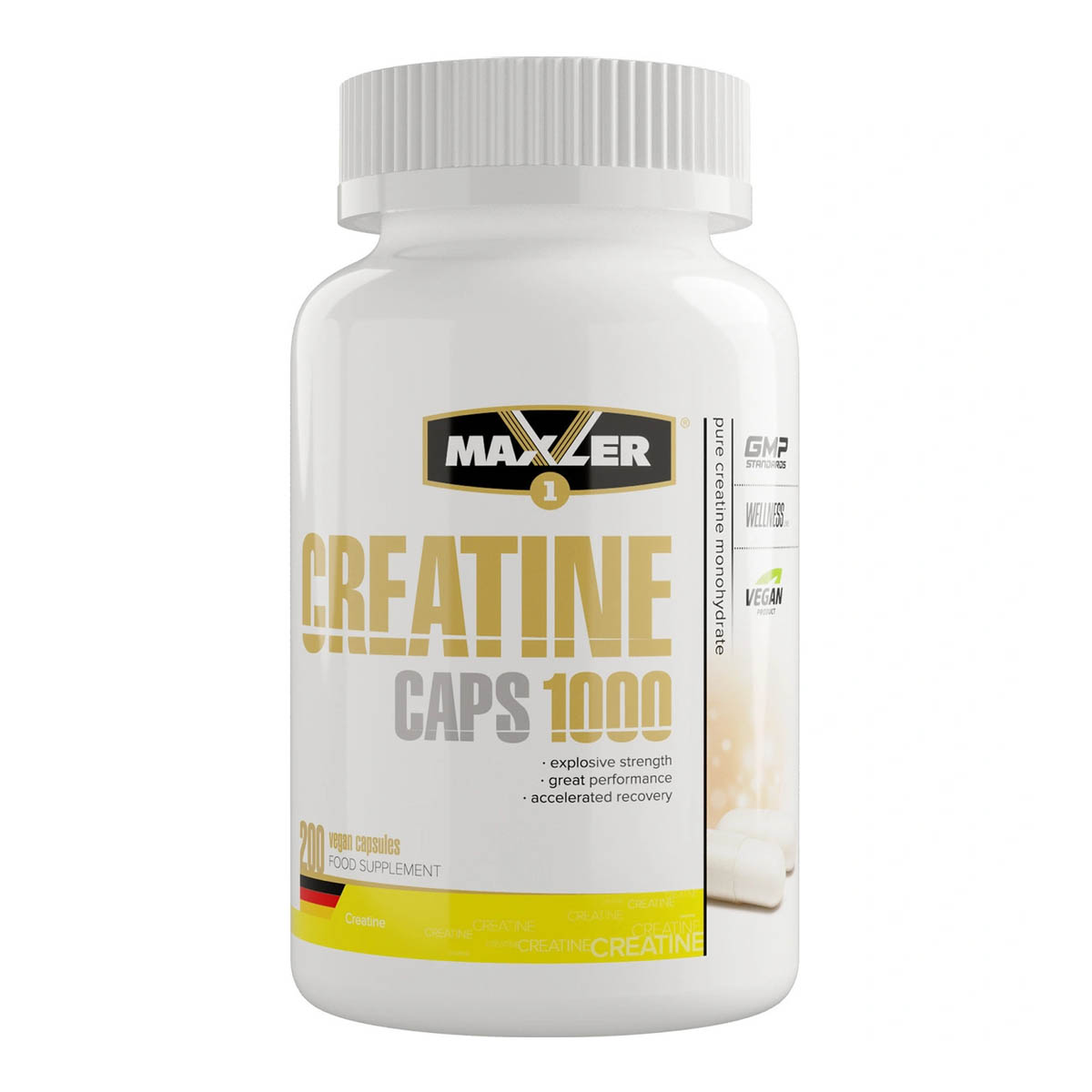 картинка Maxler Creatine Caps 1000, 200 капс от интернет-магазин спортивного питания ВИТАМИНПРО.РФ