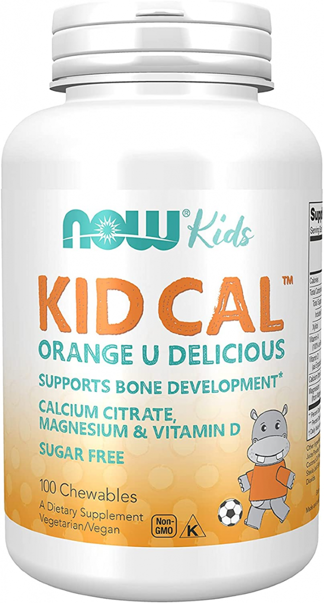 картинка NOW Kid-Cal, 100 таб от интернет-магазин спортивного питания ВИТАМИНПРО.РФ