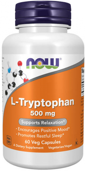 NOW L-Tryptophan 500 мг, 60 капс