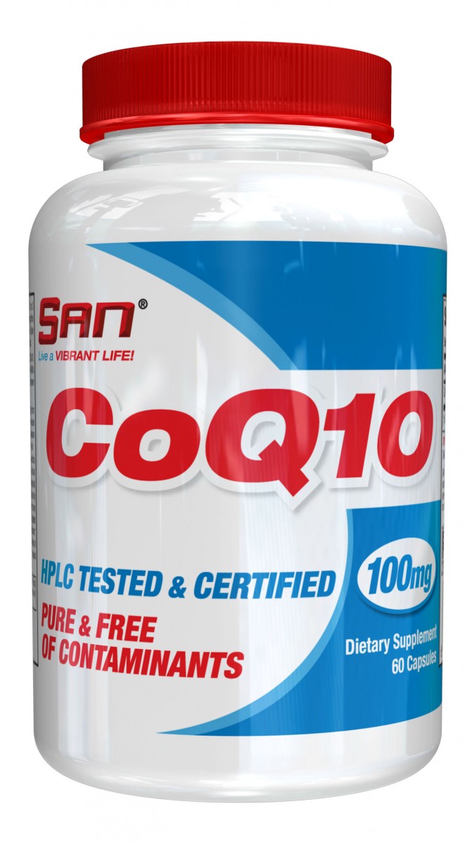 картинка SAN CoQ10 100 мг, 60 капс от интернет-магазин спортивного питания ВИТАМИНПРО.РФ